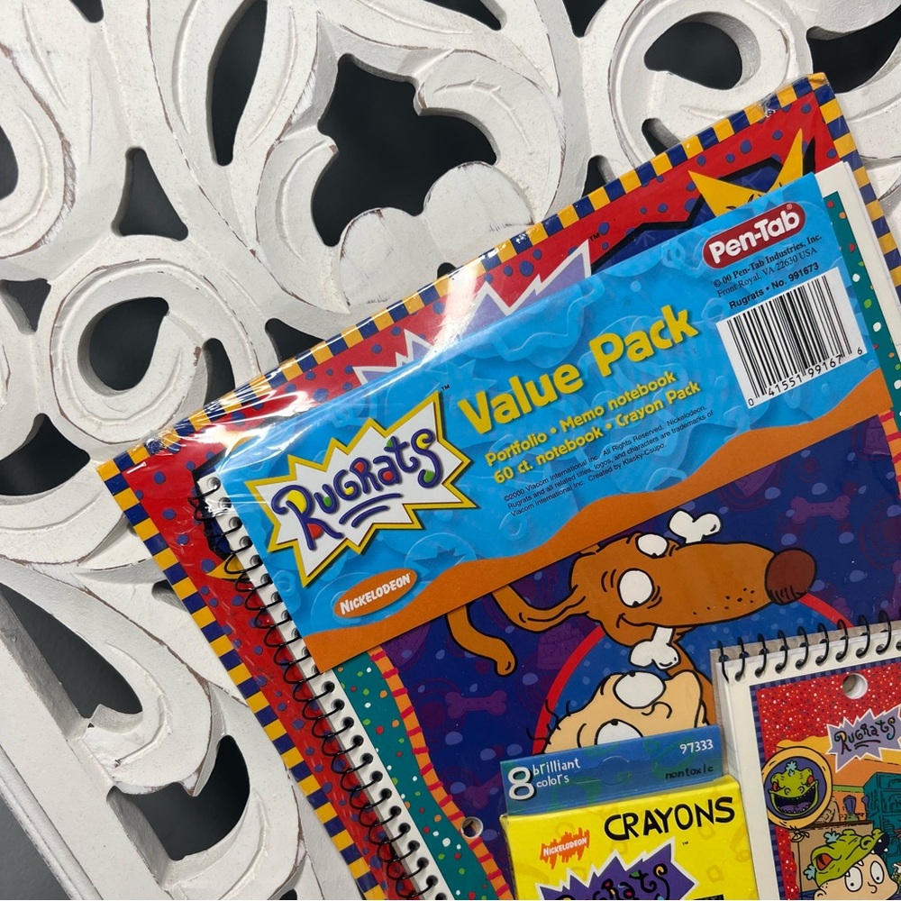 Nickelodean Pen-Tab 2000 Rugrats Retro Stationary Value Pack NEW In Package - Picture 3 of 7